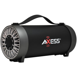 Axess Bluetooth® Media Speaker With Equalizer, Silver