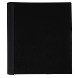 Office Depot® Brand Stellar Notebook With Spine Cover, 8-1/2" x 11", 1 Subject, College Ruled, 100 Sheets, Black