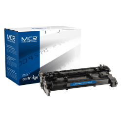 MICR Print Solutions Remanufactured Black Toner Cartridge Replacement For HP CF258A