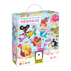 Banana Panda Magical Jumbo Puzzle Mermaids, Ages 4+
