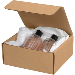 Partners Brand Literature Mailers, 12" x 12" x 6", Kraft, Pack Of 50