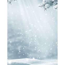 Great Papers! Holiday-Themed Letterhead Paper Stationery, 8-1/2" x 11", First Snowfall, Pack Of 80 Sheets