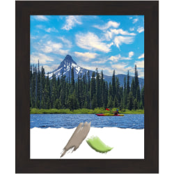 Amanti Art Furniture Espresso Picture Frame, 20" x 24", Matted For 16" x 20"