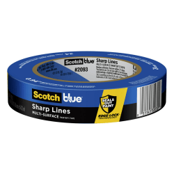 Scotch® Blue™ Painter's Tape Advanced Multi-Surface, 3" Core, 1" x 60 Yd.