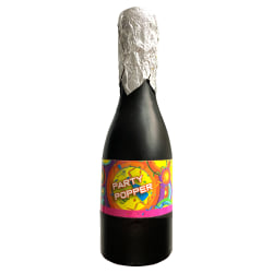 Quick Communication Corp. Confetti Party Popper, 8" x 3", Champagne Bottle