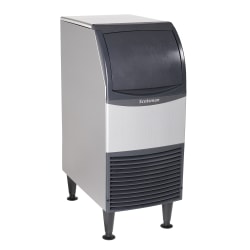 Scotsman Self-Contained Under Counter Ice Machine With Storage, Silver, CU715MA6