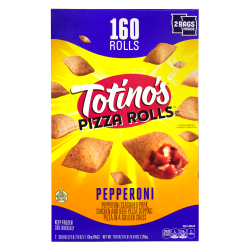 Totino's Pepperoni Pizza Rolls, 79.68 Oz, Box Of 160 Pizza Rolls