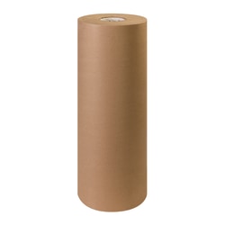 Partners Brand 100% Recycled Kraft Paper Roll, 30 Lb, 24" x 1,200'