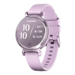 Garmin® Lily® 2 Health And Fitness Smartwatch With Anodized Aluminum Bezel/Case And Silicone Band, Metallic Lilac