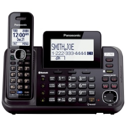 Panasonic® KX-TG9541B DECT 6.0 Digital 2-Line Expandable Cordless Phone With Digital Answering System