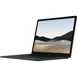 Microsoft Surface Laptop 4 13.5" Touchscreen Notebook - 2256 x 1504 - Intel Core i7 11th Gen i7-1185G7 Quad-core (4 Core) - 16 GB Total RAM - 256 GB SSD - Matte Black - Intel Chip - Intel Iris Xe Graphics - PixelSense - Front Camera/Webcam