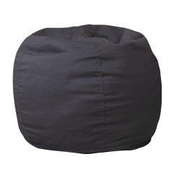 Flash Furniture Small Bean Bag Chair For Kids And Teens, Gray