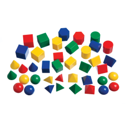 Edx Education edxeducation Mini Geometric Solids, Set Of 40