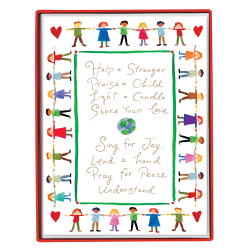 Graphique Christmas Cards, 5" x 7", Help A Stranger, Pack Of 15 Cards