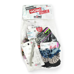 Conair Scunci Hair Accessories Value Bag, Assorted Colors, Bag Of 5 Pieces