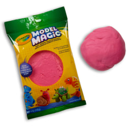 Crayola® Model Magic Modeling Clay, Raspberry Pink, 4 Oz Bag