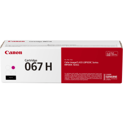 Canon 067 High-Yield Toner Cartridge, Magenta, 5104C001