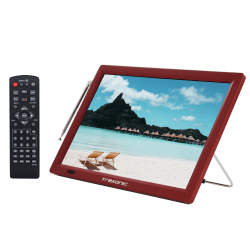 Trexonic Portable Rechargeable 14" LED TV With HDMI? And Built-In Digital Tuner, Red, 995115778M