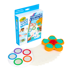 Get ready for a colorful adventure with the Color Wonder Fingerpaint & Stamper Kit!