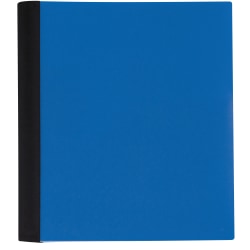 Office Depot Brand Stellar Notebook With Spine Cover, 8-1/2" x 11", 5 Subject, College Ruled, 200 Sheets, Blue