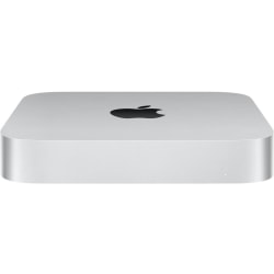 Apple Mac mini MMFK3LL/A Desktop Computer - Apple M2 Octa-core (8 Core) - 8 GB RAM - 512 GB SSD - Mini PC - Silver - Apple M2 Chip - Mac OS X 13.0 Ventura - IEEE 802.11ax - 150 W