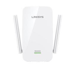 Linksys AC750 Dual-Band Wi-Fi Range Extender, RE6300