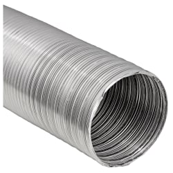 Lambro 8-Ft. T-LOCK UL Class 0 HVAC Semi-Rigid Air Duct 6 In., Silver, 306FUL