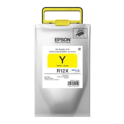 Epson® R12X DuraBrite® Yellow Ultra-High-Yield Ink Cartridge, TR12X420