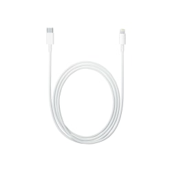 Apple USB-C to Lightning Cable (1 m) - 3.28 ft Lightning/USB-C Data Transfer Cable for USB Device, iPad, iPhone, iPad Pro, MacBook, MacBook Air, MacBook Pro, iPad mini, iPad Air, iMac, iMac Pro, ... - First End: 1 x 24-pin USB Type C - Male