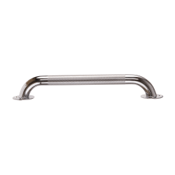 DMI® Textured Steel Bath And Shower Grab Bar, 16"H x 2"W x 3"D, Silver