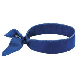 Ergodyne Chill-Its 6702 Evaporative Cooling Bandanas, Blue, Case Of 264 Bandanas
