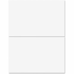 Business Source Multipurpose Shipping Labels - 5 1/2"x 8 1/2" - Permanent Adhesive - Rectangle - Laser, Inkjet - 98108