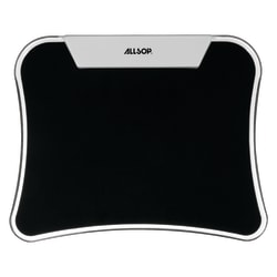 Allsop® LED Mouse Pad/USB Hub, 9" x 11", Black