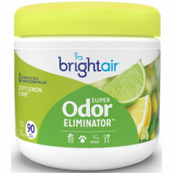 Bright Air Zesty Lemon Super Odor Eliminator - 14 fl oz (0.4 quart) - Lemon, Lime, Zesty Lemon - 60 Day - 6 / Carton - Odor Neutralizer, Long Lasting