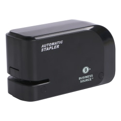 Business Source Electric Stapler, 3-1/4" x 2-7/16", Black