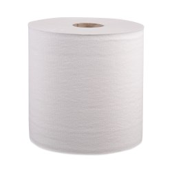 Windsoft® Hardwound Roll Towels, 1-Ply, 8" x 800 ft, White, 6 Rolls/Carton