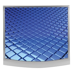 Allsop® Redmond Mouse Pad, 10.75" x 10", Grid, Blue/Silver