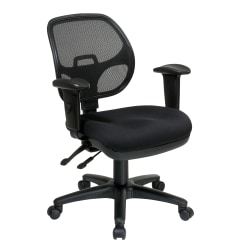 Office Star™ Pro-LineII Mid-Back Ergonomic Task Chair, Black