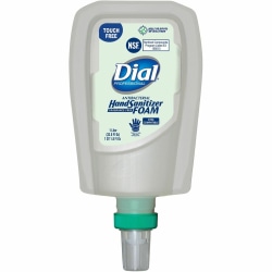 Dial Hand Sanitizer Foam Refill - 33.8 fl oz (1000 mL) - Touchless Dispenser - Kill Germs - Hand - Yes - Clear - Non-drying, Dye-free - 3 / Carton