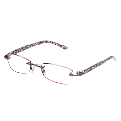 ICU Eyewear Wink Palm Desert Women's Reading Glasses, Purple, +1.5