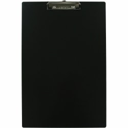 Saunders Aluminum Tabloid Clipboard - Storage for Paper - 11" x 17" Sheet Size - Aluminum - Black - 1 Each