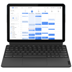 Lenovo® IdeaPad&nbsp;Duet Chromebook, 10.1" Touch Screen, MediaTek Helio P60T, 4GB Memory, 64GB eMCP Storage, Chrome OS, ZA6F0031US