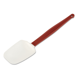 Rubbermaid® Commercial High Heat Scraper Spoon, 13-1/2", White/Red
