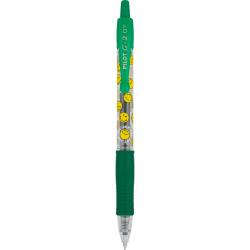 Pilot G2 | SmileyWorld Gel Pen, Fine Point, 0.7mm, Green Ink, Single Pen