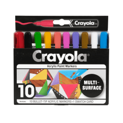 Crayola 10 ct. Bullet Acrylic Paint Markers