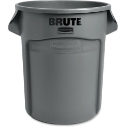 Rubbermaid Commercial Brute 20-Gallon Vented Containers - 20 gal Capacity - Round