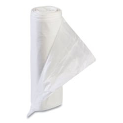 Interplast Group High Density Commercial Can Liner Value Pack, 55 gal, 11 mic, 36" x 58", Clear, Interleaved Roll, 25 Bags/Roll, 8 Rolls/CT