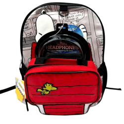 Peanuts Snoopy 3-Piece Backpack Set, Red