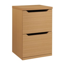 Office Star™ Denmark 17"D 2-Drawer Vertical File Cabinet With Lockdowel™ Fastening System, Natural