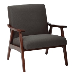 Ave Six Davis Chair, Klein Charcoal/Medium Espresso